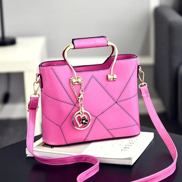 Luxury Geometric Design Women's Messenger Handbag