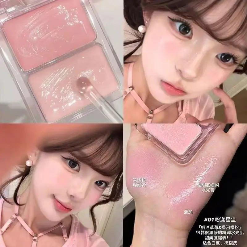 Two-Color Jelly Glow Blush - Korean Makeup
