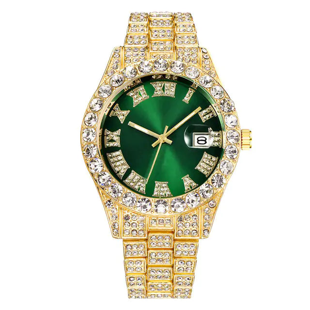 Diamond Roman Wrist Watch