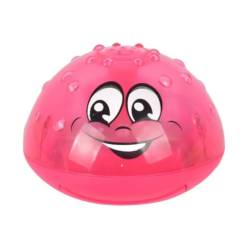 Electric Whale Bath Ball: Water Spray Shower Toy with Light and Music